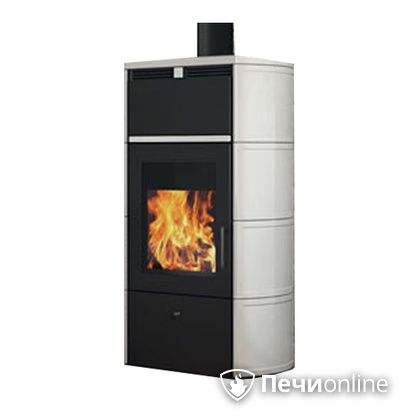 Печь-камин Edilkamin Flamma 24 kw V.C. Bianco Panna с Т/О в Хабаровске